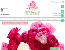 Tablet Screenshot of bannerflower.com
